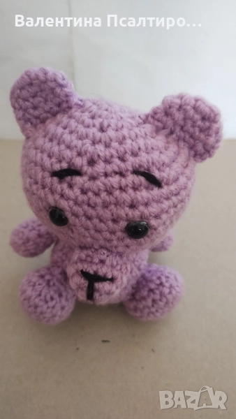 Мини мече амигуруми на една кука , снимка 1