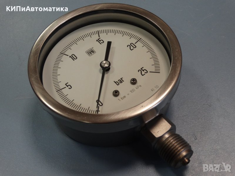 Манометър Nuova Fima Ф 100, 25 bar, снимка 1
