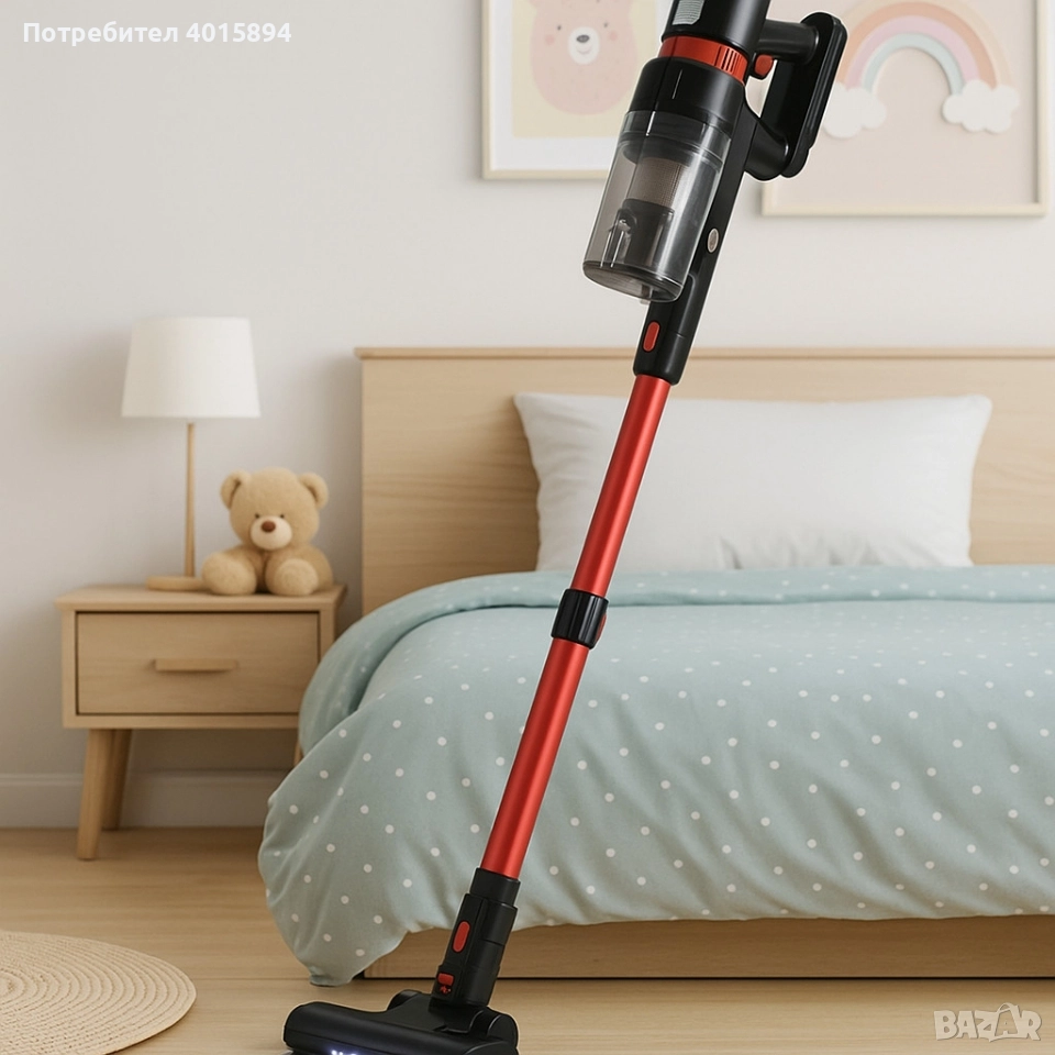 Безжична ръчна прахосмукачка тип „стик“ – V Group KB-703B, снимка 1