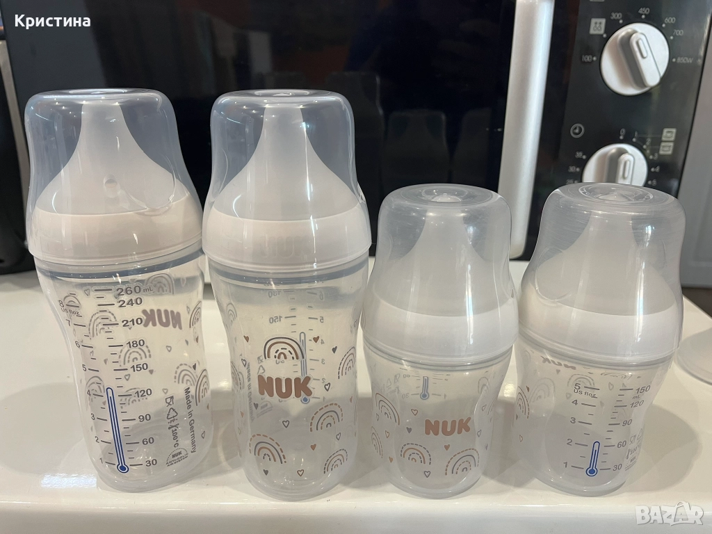 Nuk Perfect Match Temperature Control бебешки шишета, снимка 1