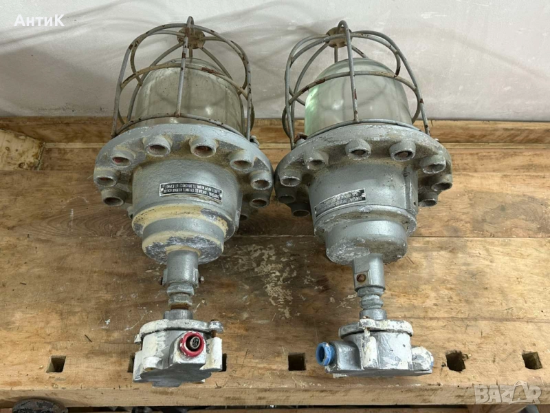 Соц Взривозащитена Индустриална Лампа, снимка 1