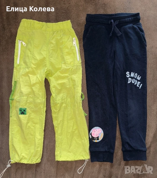 Два панталона за момче 110-116 см - Прасенцето Пепа, Джордж, снимка 1