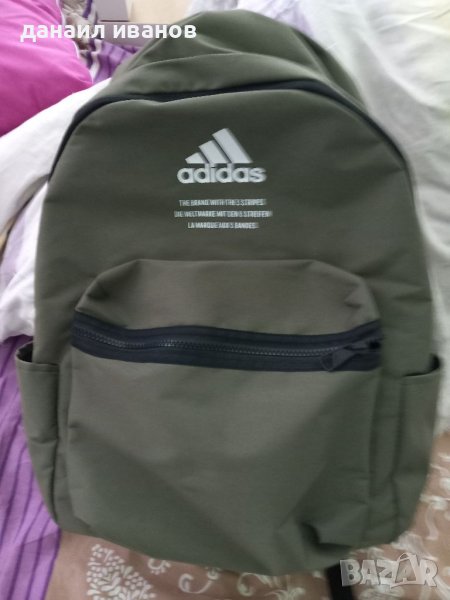 Зелена раница Adidas , снимка 1