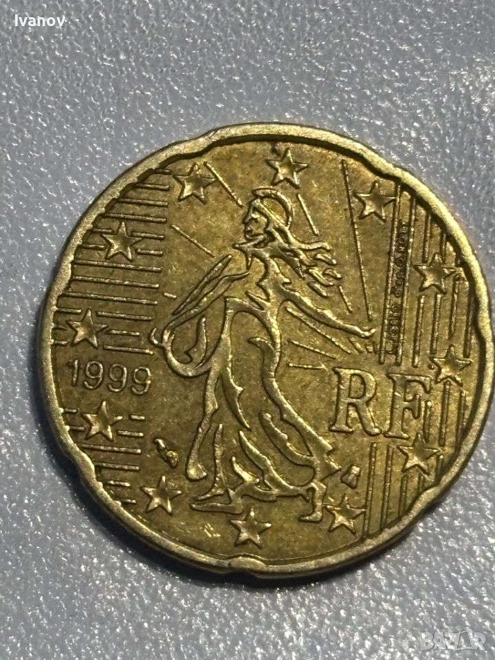 Монета 20 цента 1999 г, снимка 1