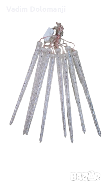 Коледна светеща украса тип падащ сняг, снимка 1