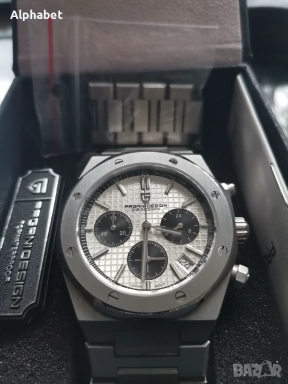 Часовник Pagani design механично-кварцов с японски механизъм seiko, снимка 1