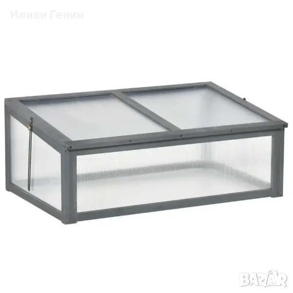 Мини оранжерия Outsunny, малка оранжерия за градината, с PC панели, добра светлопропускливост, снимка 1