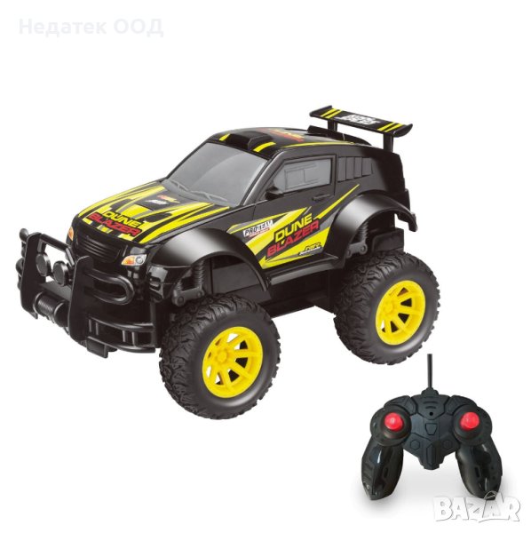 Офроуд RC превозно средство, 1:18 / 27MHz, Черно/ жълто, снимка 1