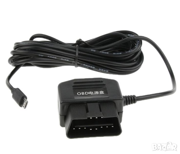 DC 12V-36V към 5V2A Автомобилен Инвертор Захранване OBD към Micro USB Зарядно Адаптер Конектор 3.5м, снимка 1