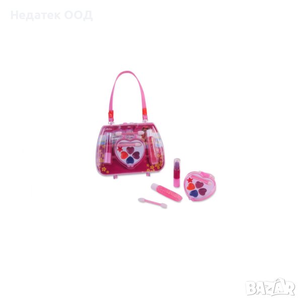  Детски комплект за гримиране, чанта, розова, снимка 1