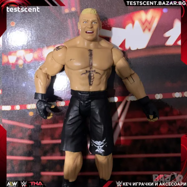 Екшън фигура WWE Brock Lesnar Брок Леснар Mattel figure играчка WWE UFC MMA basic, снимка 1