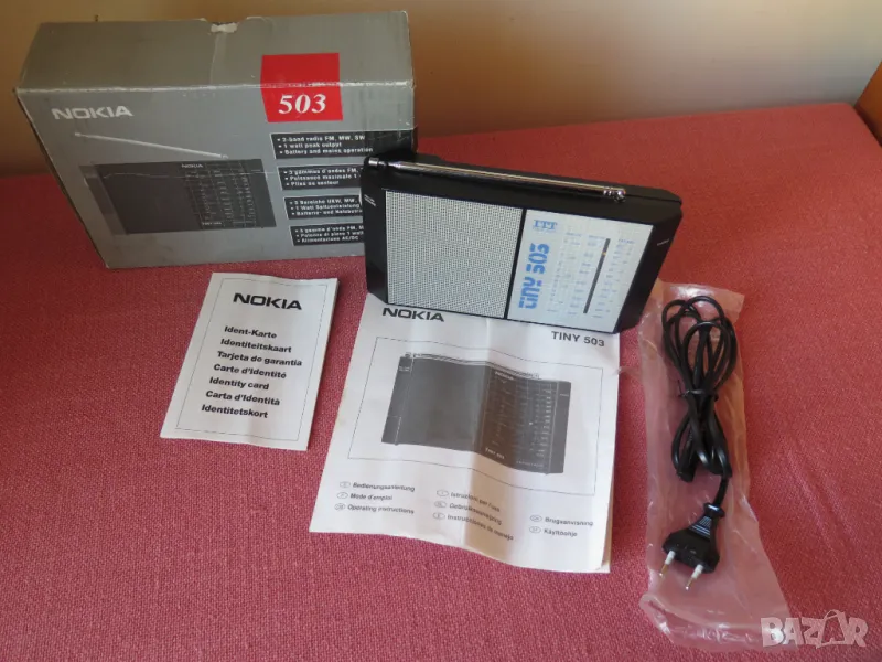 ITT TINY 503 radio-1987–1989, снимка 1