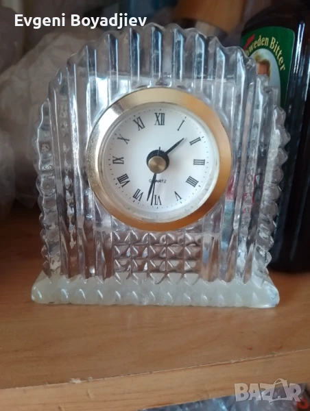 Стар кварцов настолен часовник , снимка 1
