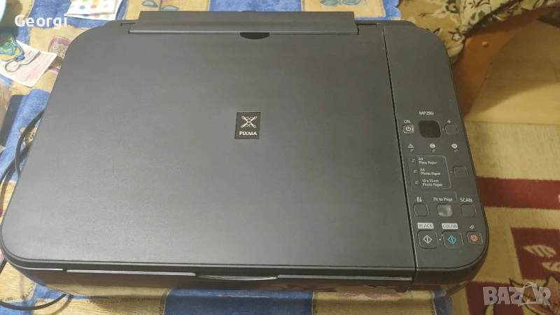 Принтер,скенер,копир.Цветен .С кабел към компютър., снимка 1