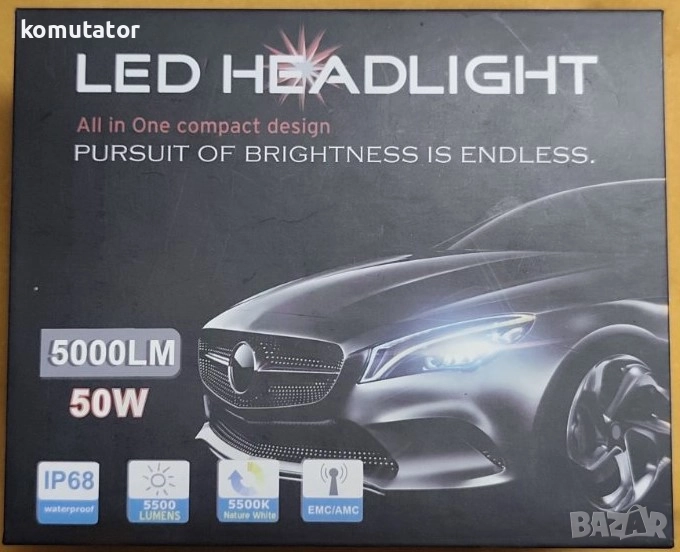 Диодни крушки H1 50W 2 броя-нови, снимка 1