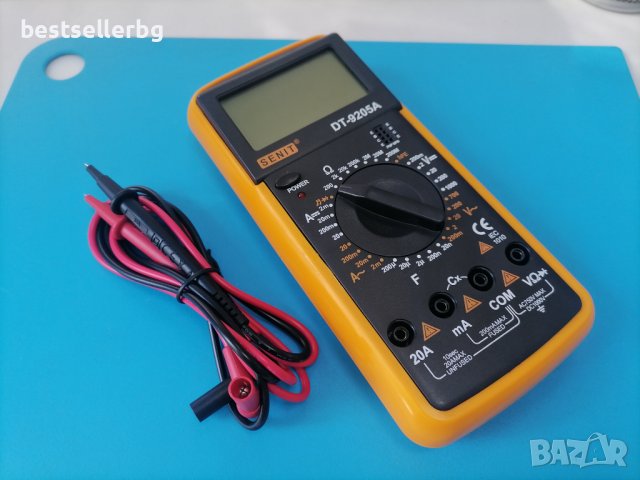 Мултиметър DT-9205А с UNI T сонди с включена батерия, снимка 2 - Друга електроника - 42491489
