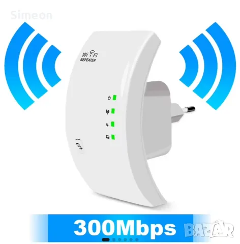 WiFi УСИЛВАТЕЛ / WiFi REPEATER 300Mbps , снимка 6 - Мрежови адаптери - 55855991