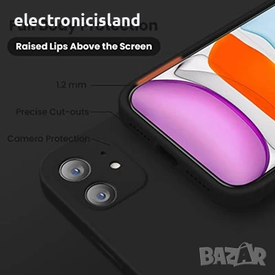 Силиконов калъф гръб за Apple iPhone 11 квадратни ръбове защита на камерата подобрен модел, снимка 4 - Калъфи, кейсове - 50648562