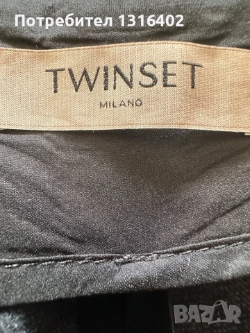 Кожен панталон Twinset размер М, снимка 4 - Панталони - 51294578