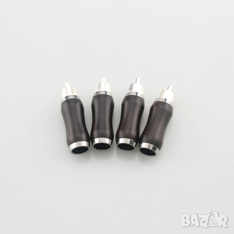 Audiocrast WR1102S посребрени RCA жакове/чинчове, 4 броя, снимка 3 - Други - 44829356