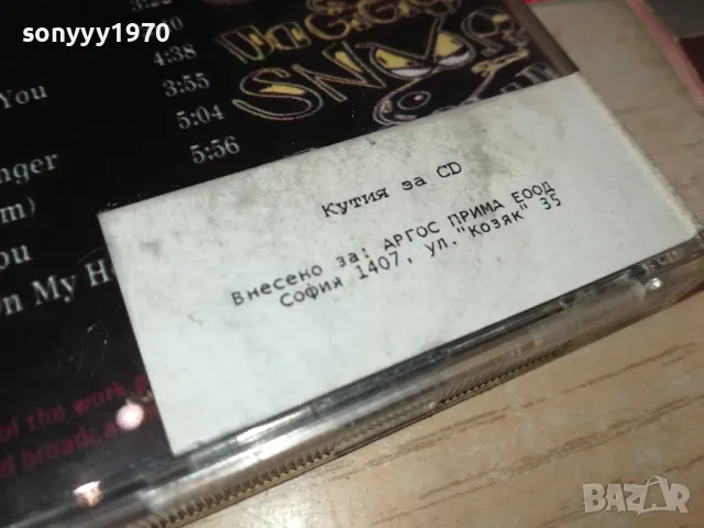 SNOOP DOGG CD 2104251705, снимка 16 - CD дискове - 49976961