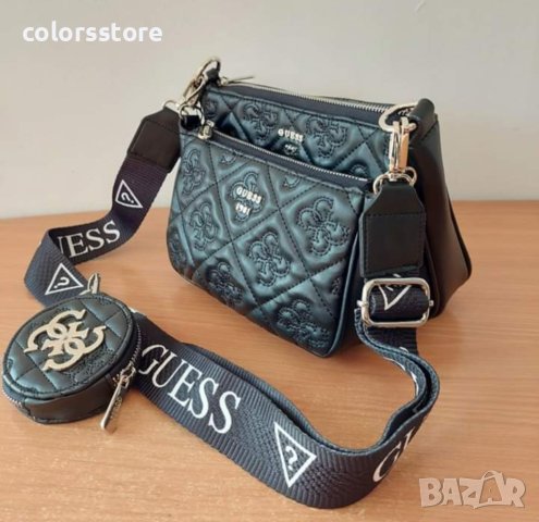 Черна чанта Guess код SG106, снимка 3 - Чанти - 38536088