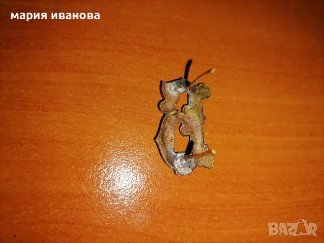 Вензел апликация украса бронз монограм на Борис 3, снимка 3 - Антикварни и старинни предмети - 56049402