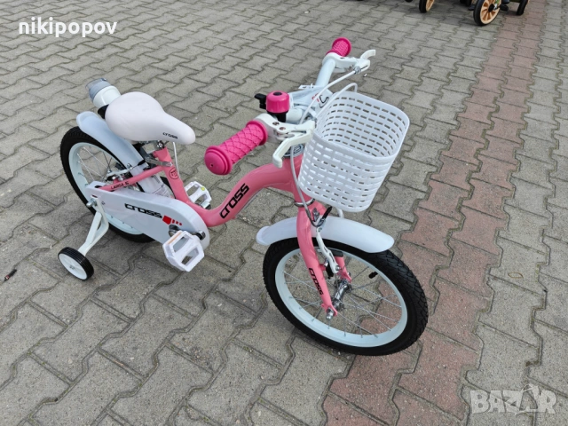 CROSS Велосипед 16" LARISA розов, снимка 4 - Велосипеди - 53830533