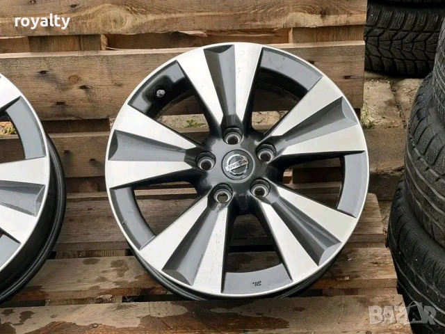 5х114.3 Джанти 17 цола Nissan Leaf Pulsar X-Trail 5x114.3 Dacia Renault 5х114.3 17 Nissan оригинални, снимка 3 - Аксесоари и консумативи - 53066965