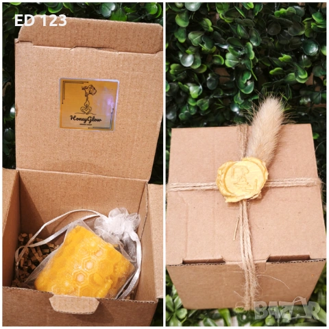 Свещи от 100% пчелен восък - ръчна изработка, снимка 9 - Други - 53202461