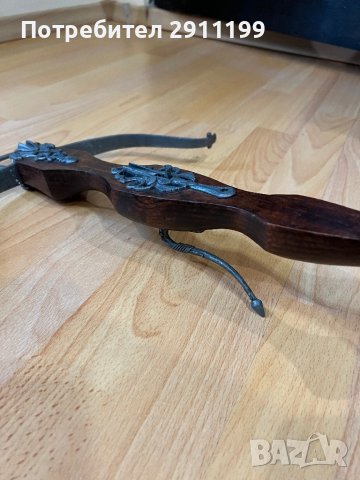 Антикварен арбалет, снимка 3 - Антикварни и старинни предмети - 40887444