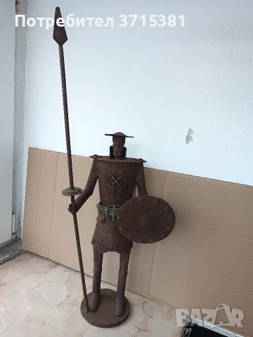 Дон Кихот - метална скулптура , снимка 6 - Колекции - 52910409