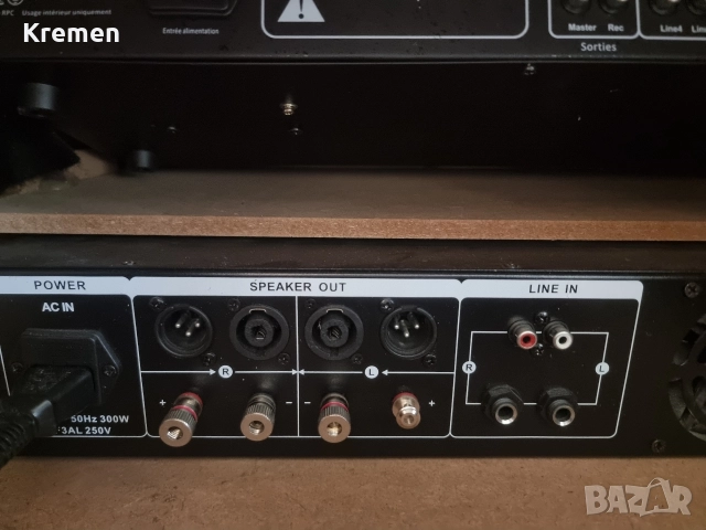 Стерео стъпало с пулт AMP 300, снимка 9 - Ресийвъри, усилватели, смесителни пултове - 52801353