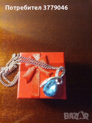 Колие с кристал, снимка 5 - Колиета, медальони, синджири - 41449015