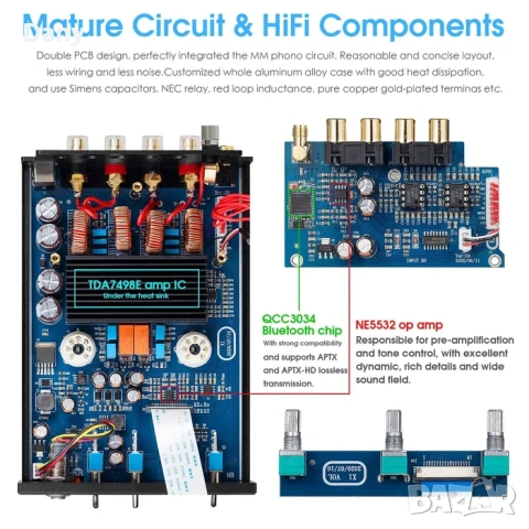 Усилвател Лампов, 160Wx2 Douk Audio X1, снимка 7 - Ресийвъри, усилватели, смесителни пултове - 53129404