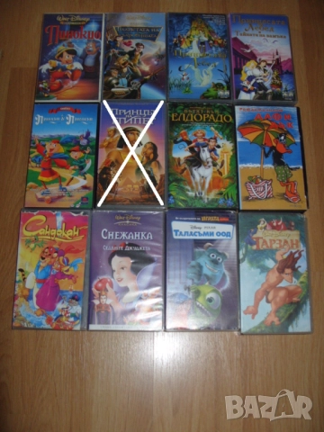 Анимации на Видеокасети VHS, снимка 4 - Анимации - 51676797