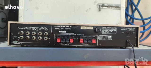 Стерео усилвател Marantz PM350, снимка 10 - Ресийвъри, усилватели, смесителни пултове - 50599898