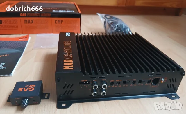 Усилвател за кола Gas Audio Power Mad A2 600.1dfl 600W 130 евро, снимка 3 - Аксесоари и консумативи - 56057600