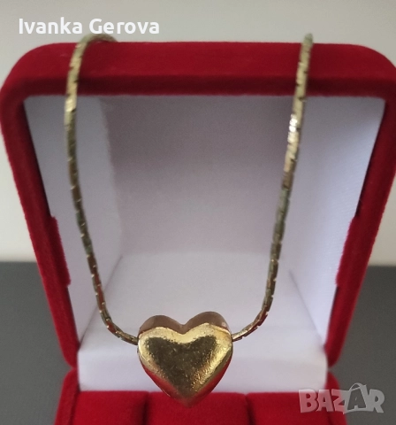 Колие ,,сърце".Бижутерия от Италия 