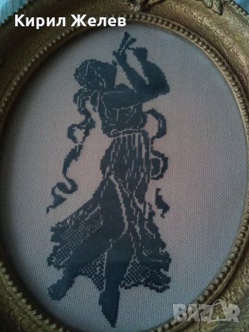 Картина гоблен стар 24549, снимка 3 - Декорация за дома - 33911962