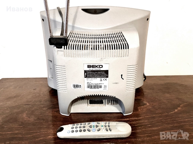 РАЗПРОДАЖБА - 20€. Телевизор - BEKO NR-14 K39 – TXS 14-CRT-TV, снимка 6 - Телевизори - 52005908