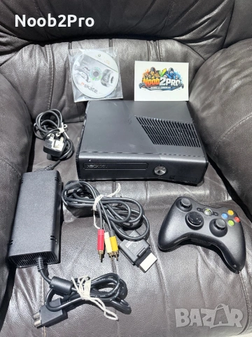 Xbox 360 S – комплект с Kinect + игри, снимка 2 - Xbox конзоли - 53740756