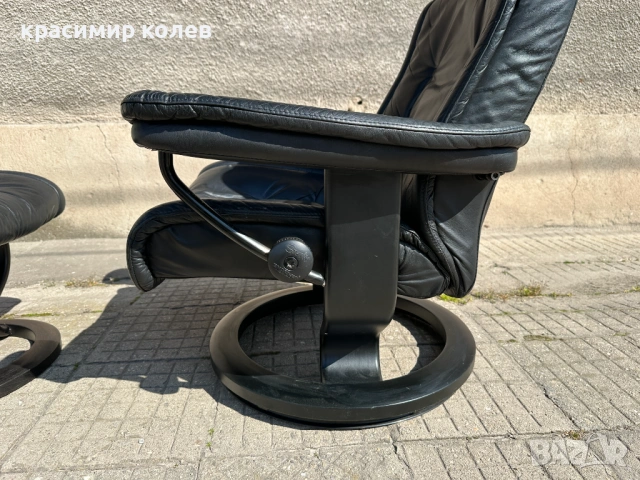 норвежки релайнер стол "EKORNES Stressless", снимка 11 - Столове - 53780959