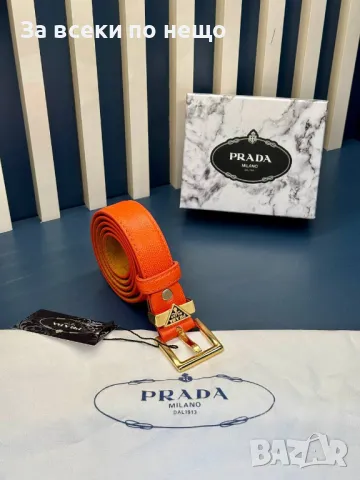 Prada Колан Естествена Кожа Прада - Налични Различни Цветове Код D2125, снимка 6 - Колани - 49421078