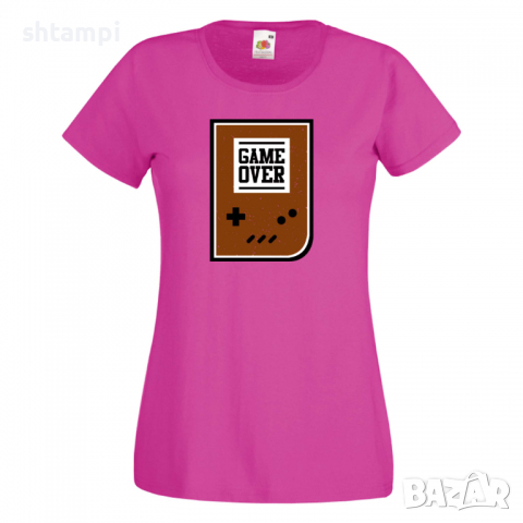 Дамска тениска Game Over,Игра,Игри, снимка 6 - Тениски - 36191069