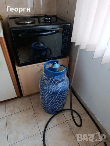 изключително запазена готварска печка Елдом/ Eldom с газов котлон LPG, снимка 7 - Печки, фурни - 53138130