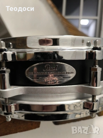 Барабанче Pearl Free Floating System Steel Shell. , снимка 6 - Ударни инструменти - 53103780