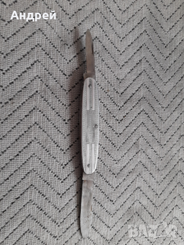 Стар джобен нож,ножче,ножка #32, снимка 4 - Други ценни предмети - 44656755