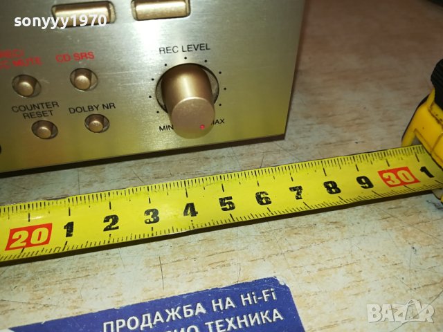 DENON DRR-F100 REVERSE DECK-GOLD-ВНОС SWISS 2009231430, снимка 12 - Декове - 42257805