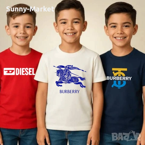 BURBERRY Детски тениски и блузи - 1 год - 16 год, снимка 9 - Детски тениски и потници - 53720609
